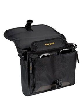 Targus CityGear iPad Messenger Shoulder Bag Black Nylon Travel Utility Durable